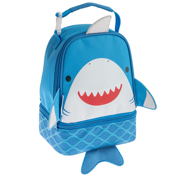 Insulated Adjustable Strap Fun Shaped Kids' Lunch Box Bag Shark