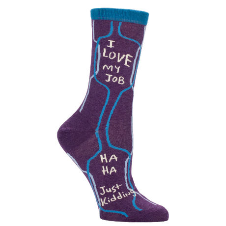 I Love My Job Crew Socks