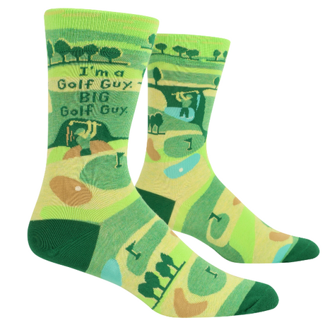 Blue Q I'm A Golf Guy Mens Crew Socks