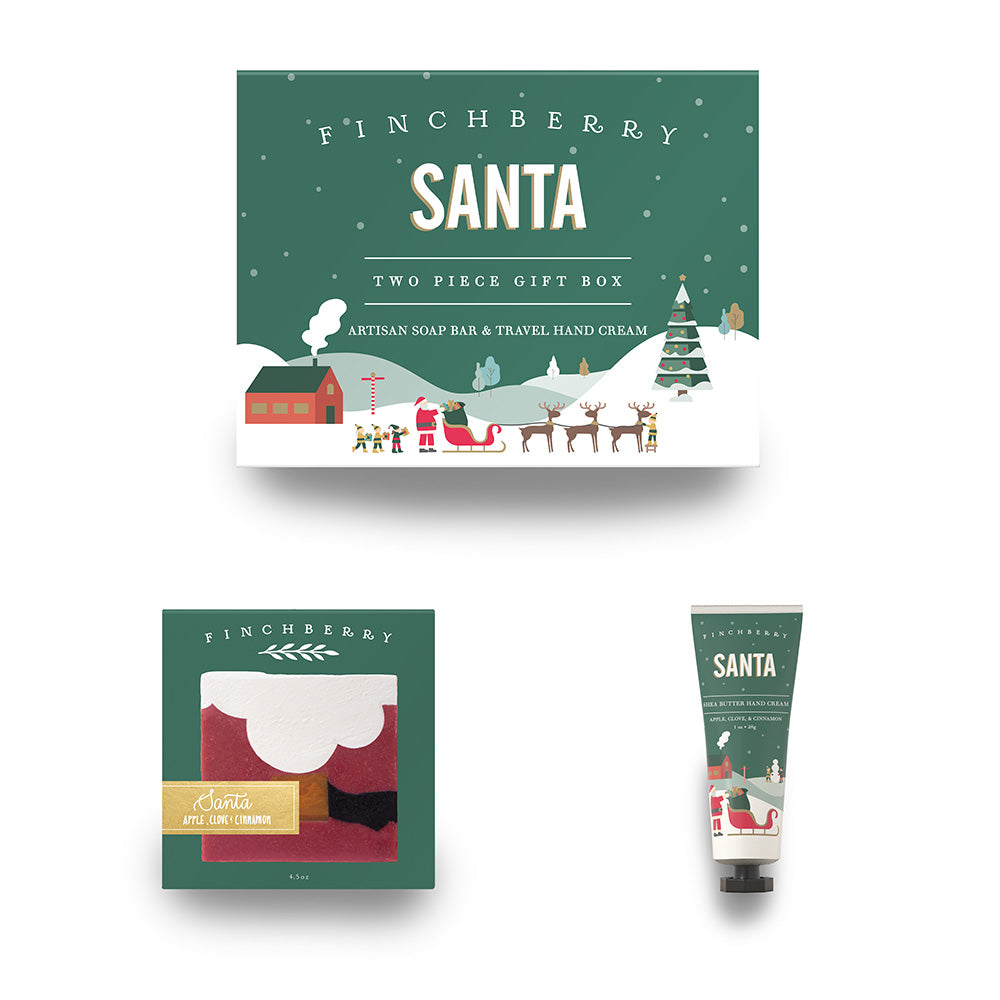 Finchberry Santa - 2 Piece Holiday Gift Box
