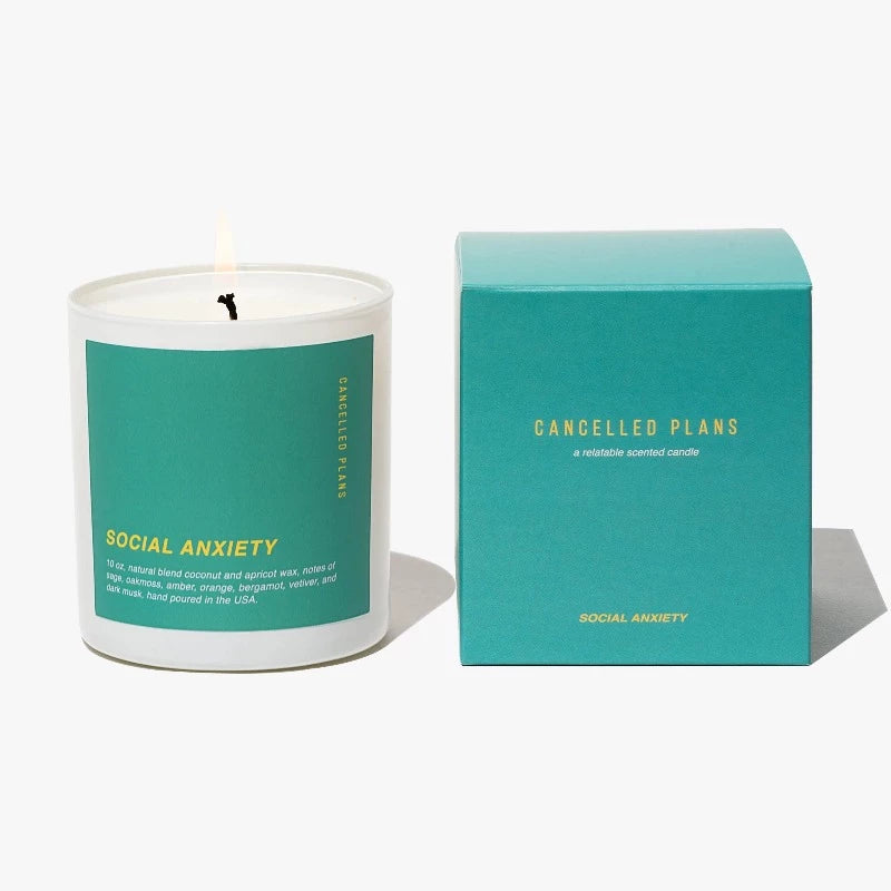 Cancelled Plans Social Anxiety A Relatable Scented Candle