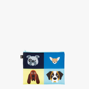 Large Dogs Zip Pocket Pouch Designed by Stephen Cheetham