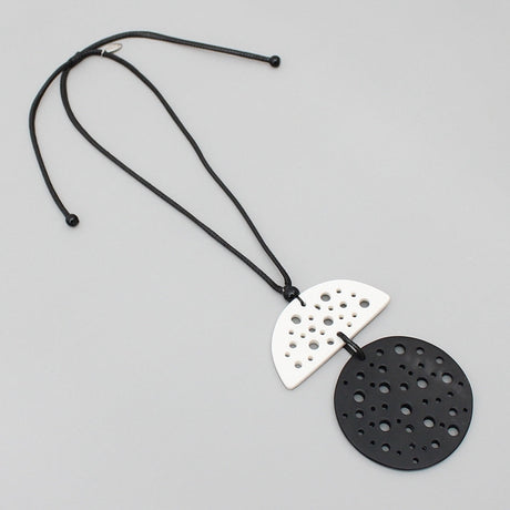 White - Jocelyn Pendant Necklace