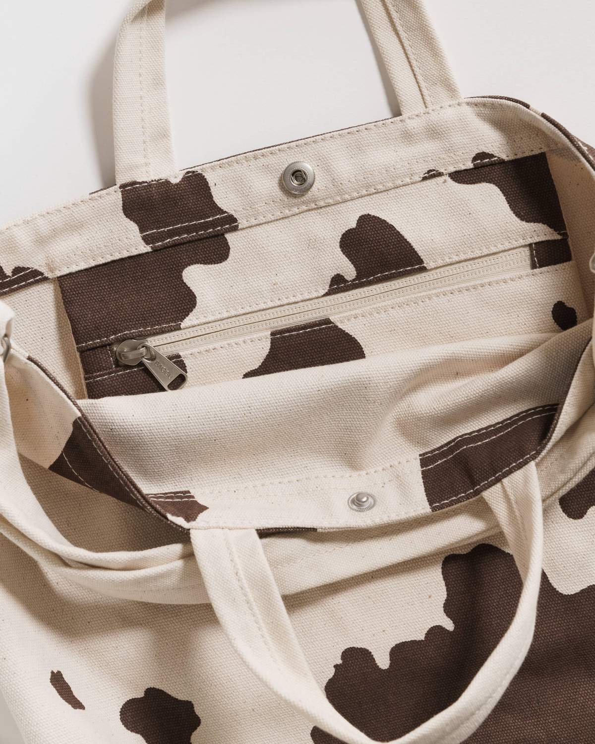 Baggu Canvas Duck Tote Bag Brown Cow