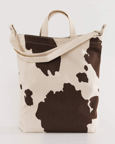 Baggu Canvas Duck Tote Bag Brown Cow