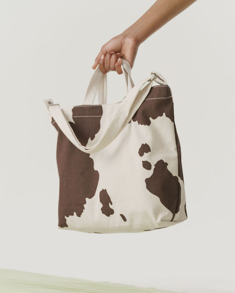 Baggu Horizontal Duck Tote Bag : Brown Cow