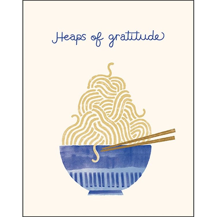 Thank You Greeting Card - Heaps Of Gratitude