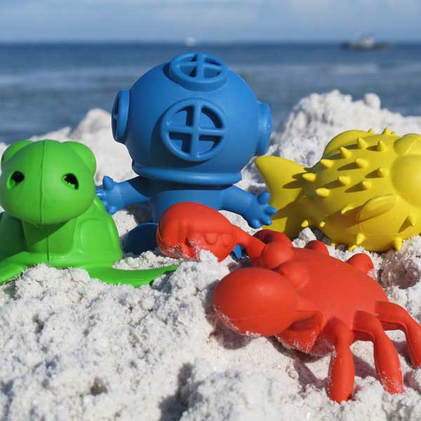 Splash & Dive Rubber Bath Toys Lifestyle