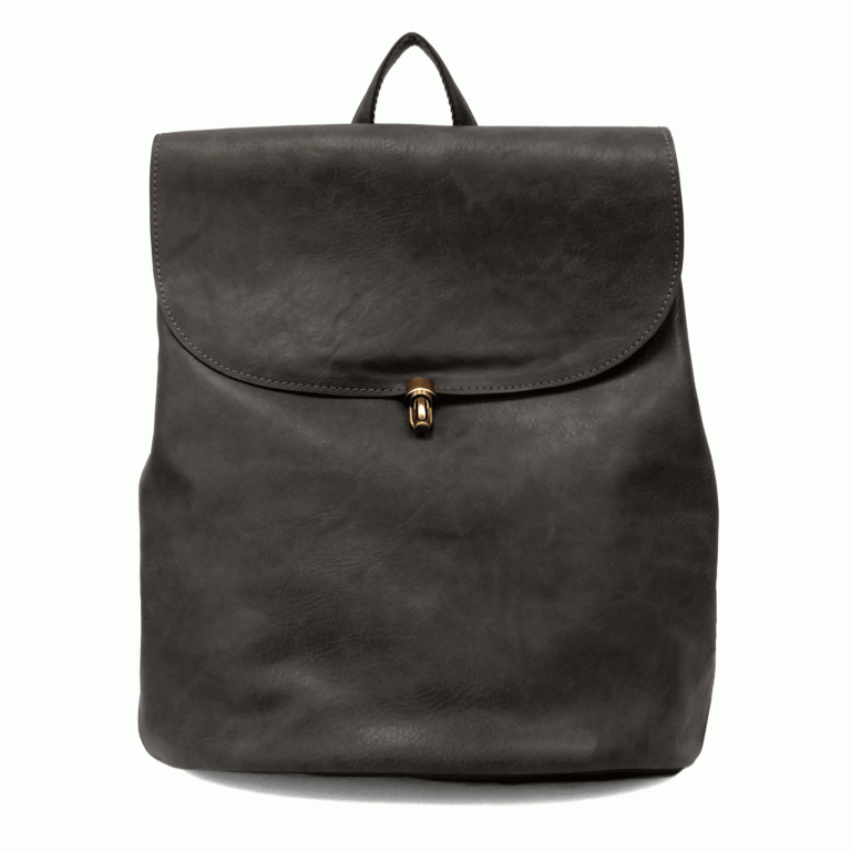 Black - Vegan Leather Colette Backpack