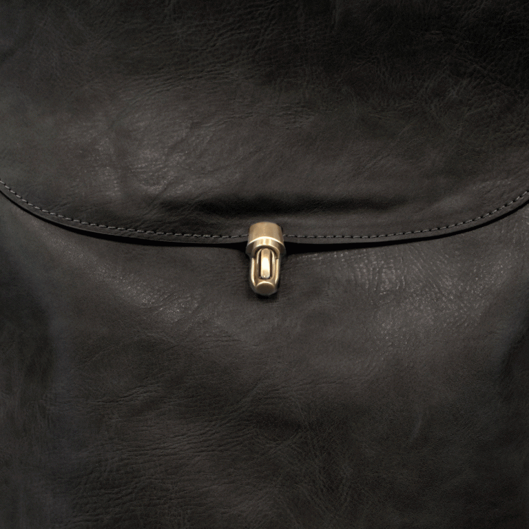 Black - Vegan Leather Colette Backpack