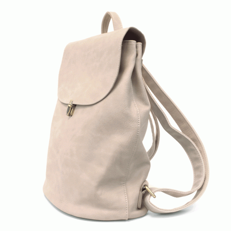 Dove Grey - Vegan Leather Colette Backpack