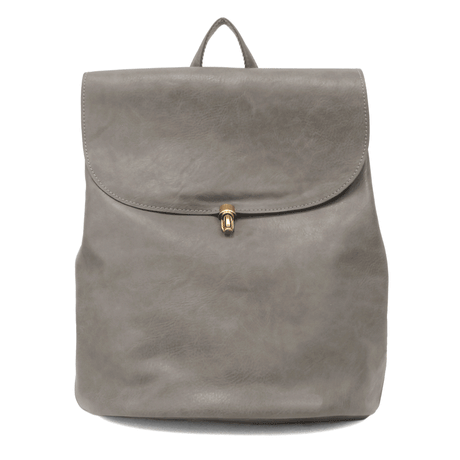 Joy Susan Charcoal Vegan Leather Colette Backpack