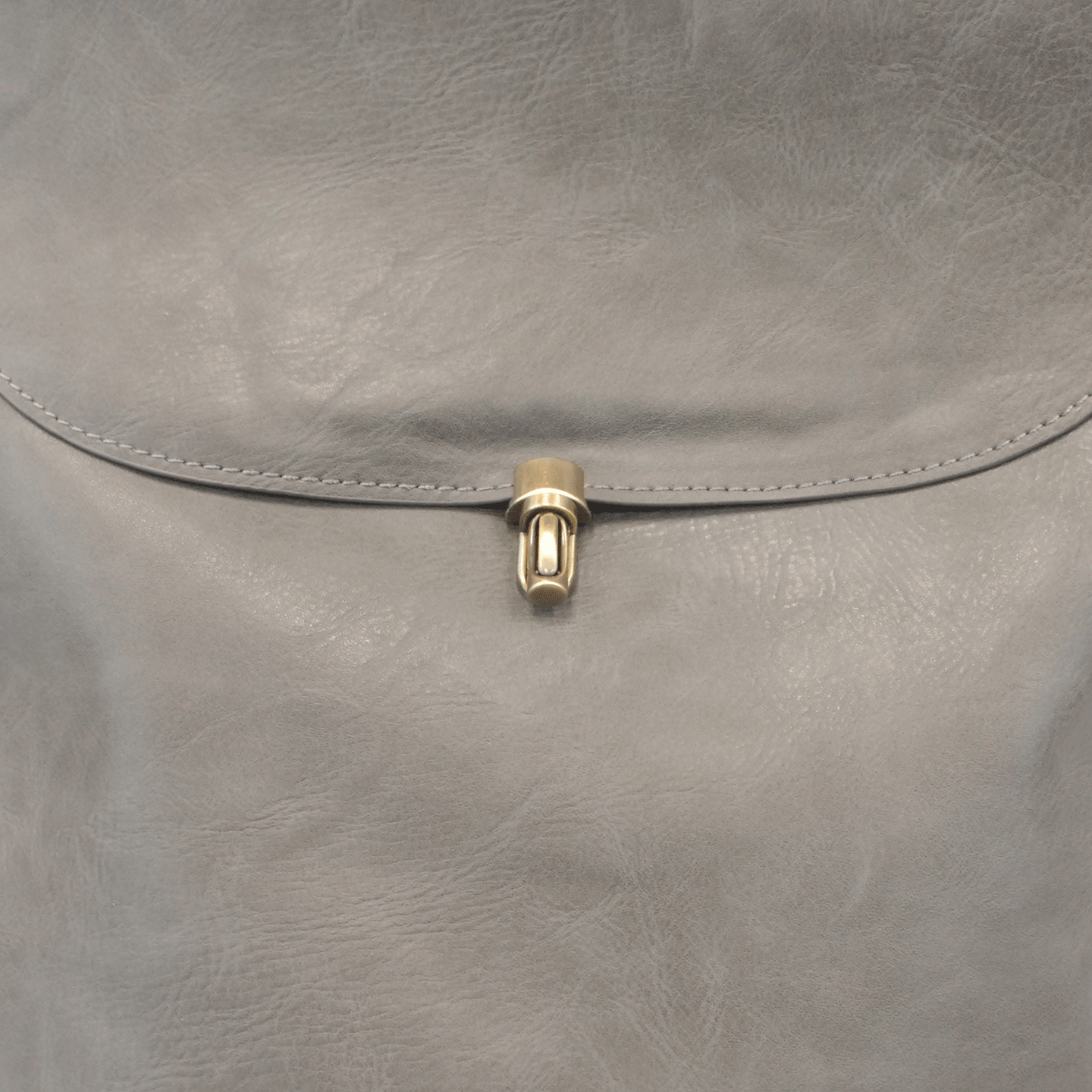 Joy Susan Charcoal Vegan Leather Colette Backpack Hardware