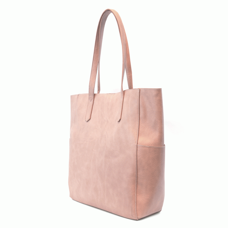 Light Pink - Vegan Leather Bella Travel Tote