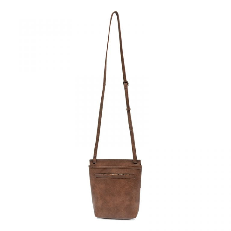 Vegan Leather Aimee Small Flap Crossbody Bag