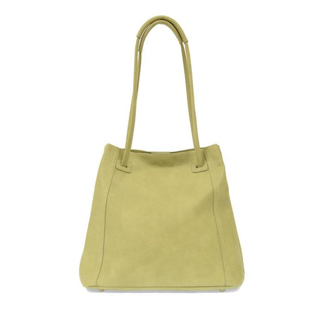 Joy Susan Accessories Vegan Leather Polyurethane Light Sage Green Josie Adjustable Tote Handbag