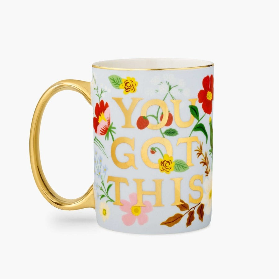 You Got This Double Sided Gold Foil Porcelain Mug