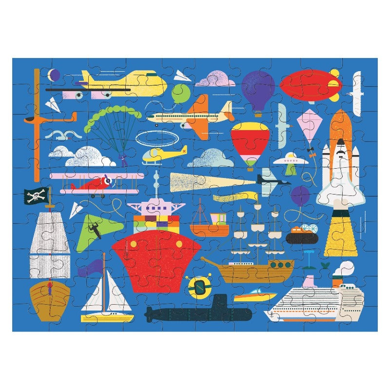 On The Move - Double-Sided Puzzle