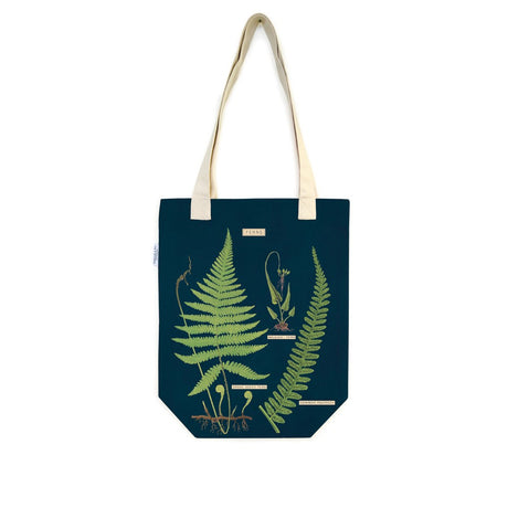 Vintage Print Canvas Tote Bag - Fern - Hello World Modern Mercantile