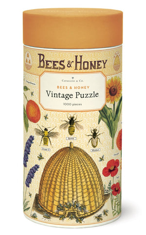1000-Piece Vintage-Style Puzzle – Bees & Honey