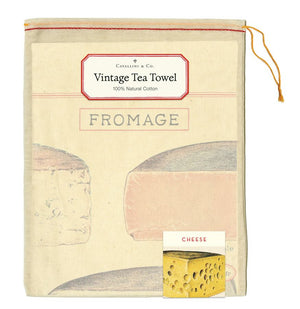 Cheese - Vintage Tea Towel