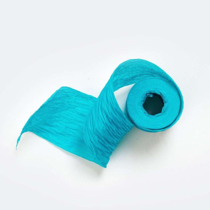 Wrappily Eco Friendly Gift Wrap Paper Ribbon - Turquoise Blue