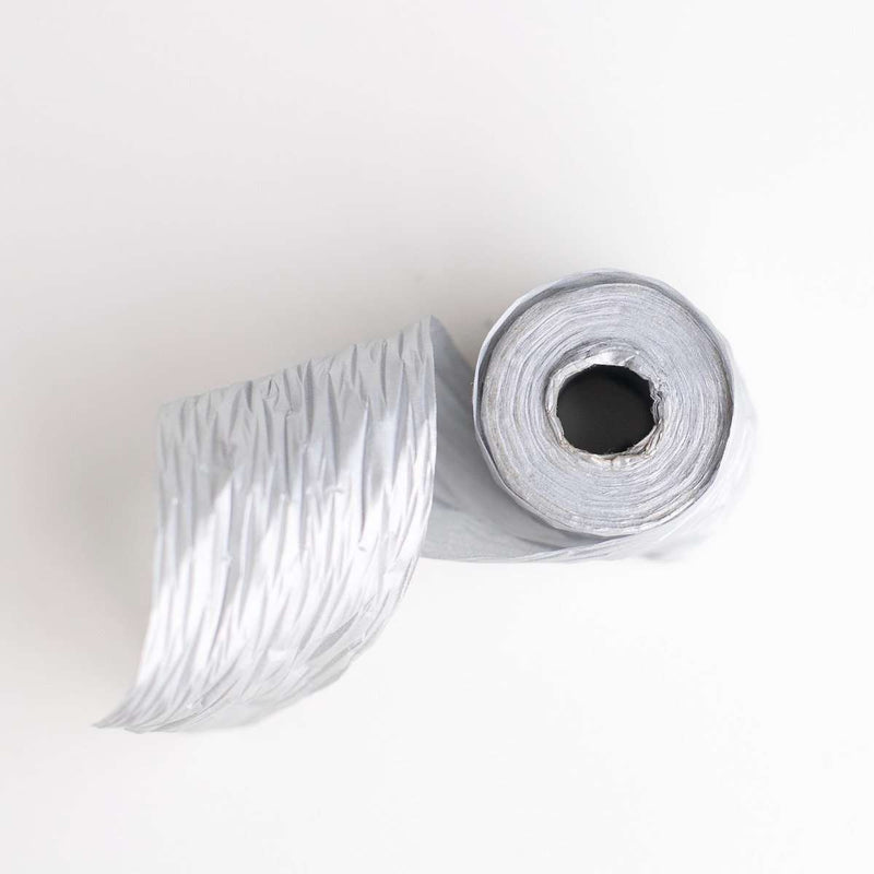 Wrappily Eco Friendly Gift Wrap Paper Ribbon - Silver