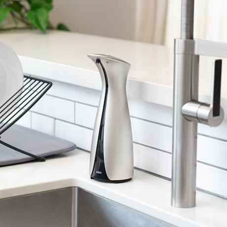 Otto Automatic Soap Dispenser Pump Lifestyle Silver