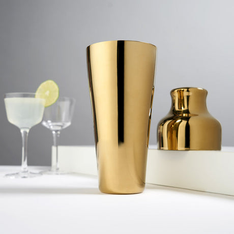 50% Off Final Sale - Gold Parisian Cocktail Shaker