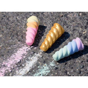 Unicorn Horns Sidewalk Chalk Set of 3