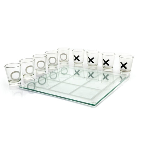 Tic Tac Shot Drinking Board Game Glass